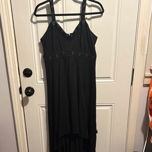 Tripp NYC Black High-Low Dress with Grommet Accents